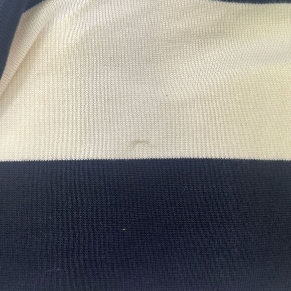 Disney Black Cream Striped Knit Retro Minnie Mouse Cardigan Size Medium NWT - Picture 8 of 11